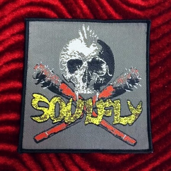 2-PATCHES SOULFLY BAND SEW ON PATCH MUSIC BADGE HARD ROCK NU METAL THRASH GROOVE - Picture 2 of 4